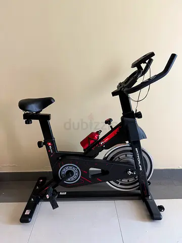 Exercise Bike with Pulse Sensors and Digital Display