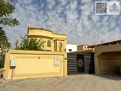 Luxury villa for sale in Ajman – Al Muwaihat 1 area Prime location opposite a park and mosque, and
