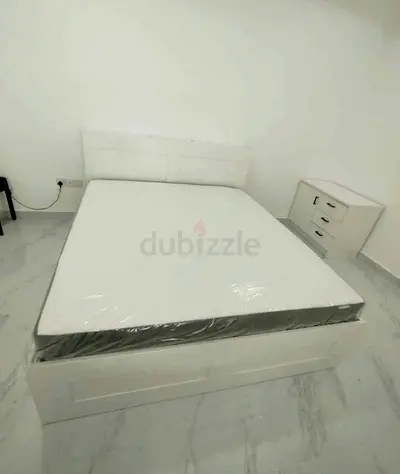 IKEA brimnes king size 180×200cm bed frame with headboard+ 4 big storage drawers with IKEA mattress