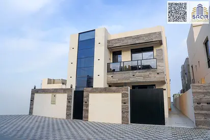 Villa for sale in Al Helio area, Ajman. Super deluxe, custom-finished. Villa on a main road.