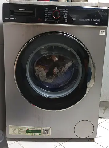 Hoover Front Load Washing Machine - 8kg, Silver (Using)
