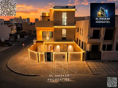 فيلا زاوية للبيع في منطقة الحليو 2 - ارقي التشطيبات - بموقع سكني هادئ ومميز، مناسبة للسكن العائلي الراقي