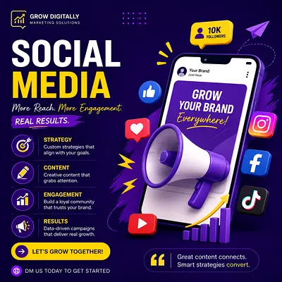 Manage your business presence on social media platforms. Content support and basic marketing