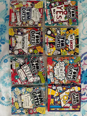 Set of 9 Tom Gates Childrens Books - Collection (Like New)