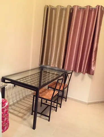 Glass Top Metal Dining Table