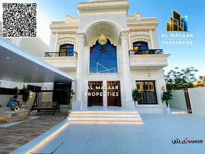 فيلا كلاسيك تصميم القصور في وسط عجمان مع الكهرباء والماء والمكيفات جاهزة للسكن تملك حر لجميع الجنسيات