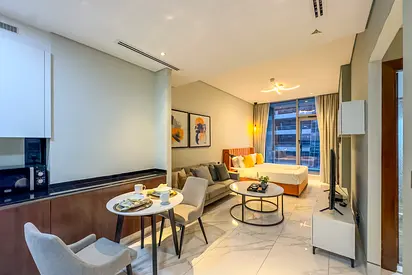 Business Bay Large Studio l All Bills Inc l Free WIFI - Parking - Cleaning l 0 Commission