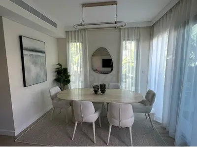 Marble Dinning Table with Chairs