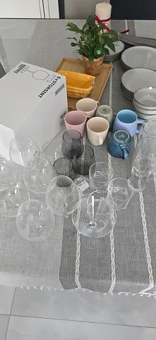 IKEA sets - glasses, plates,...