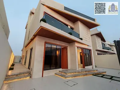 Villa for sale with swimming pool, including ownership and registration fees, in the prestigious Al-Haliyo 2 area.