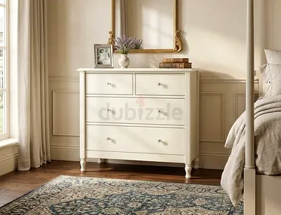 Pottery Barn Beige White Juliette Dresser