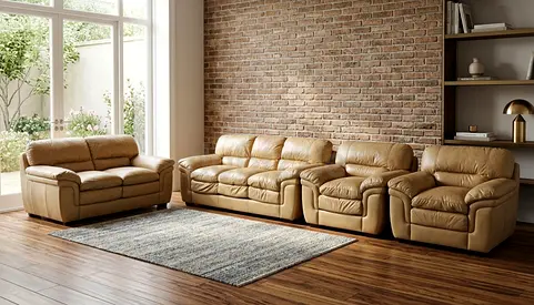 Sofa Leather 7 Seater