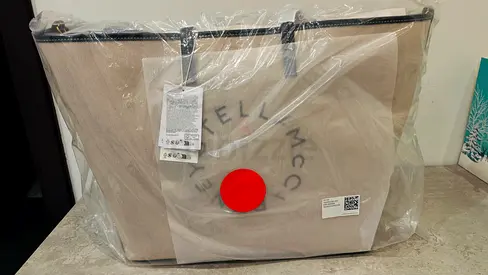 Large canvas Tote Bag from the Stella McCartney × HM collaboration حقيبه ستيلا مكارتني