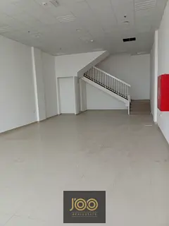Shop for rent in Ajman Industrial Area 1, area 1650 feet (ground floor 970 + mezzanine 680), prime l