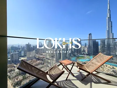 HIGH FLOOR I BURJ and FOUNTAIN VIEW I 3 CHEQUES