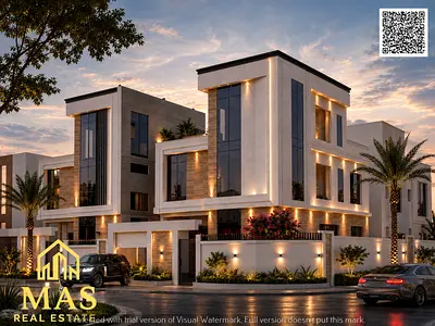 🏡 فيلا كورنر مودرن للبيع في الياسمين – عجمان | 3 طوابق | تصميم فاخر | موقع استراتيجي