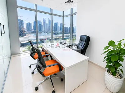 Furnished Office with Parking | Business Bay