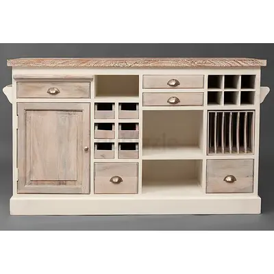 Marina Home Rustic Kitchen Island