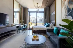 Furnished Studio | Signature Livings North | Balcony &amp; Multiple Views