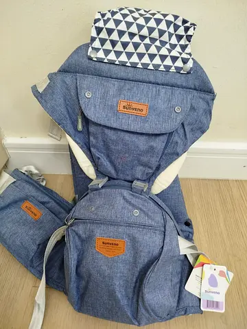 Sunveno Baby Carrier / Backpack - Blue Denim Look (Like New)