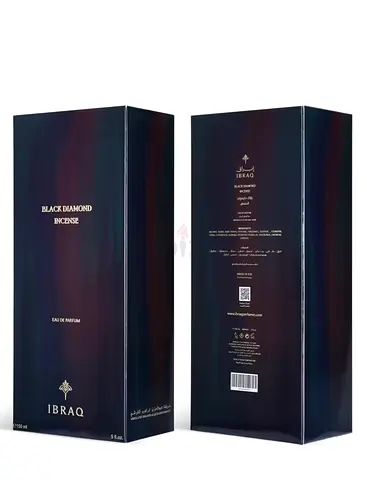 IBRAQ Black Diamond Incense Eau de Parfum - Full Box- 150 ML