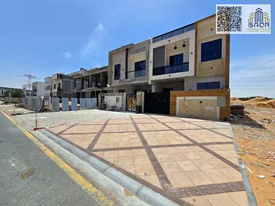 Two-story villa with a rooftop terrace for sale, registration fees included | 4 master bedrooms | Large setback