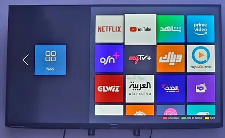 Hisense 43” Smart TV 4K UHD for sale 📺 Excellent condition, fully working, clear picture, smart app