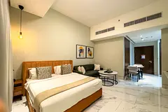 Business Bay Studio Furnished l All Bills Incl. FREE Parking &amp; Wifi l No Commission - 50% Reduce