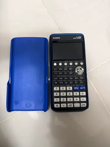 Casio scientific graphing calculator with cover - working condition