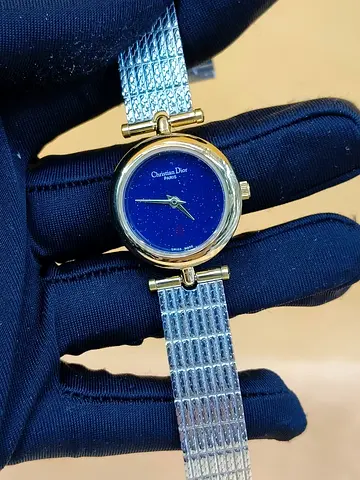 Christian Dior Ladies Dress Master Copy Watch with Blue Starry Dial
