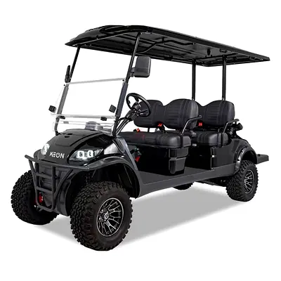 KEON Luxury Japanese Golf cart Lithium Battery 4+2 Seats with lifted Suspension  Warranty