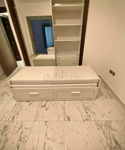 IKEA brimness daybed with 2 big storage drawers and 2 IKEA mattresses.