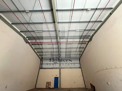 Efficient 2500 SQFT Warehouse in Al Sajaa | 30 KW Power | 4 Cheques