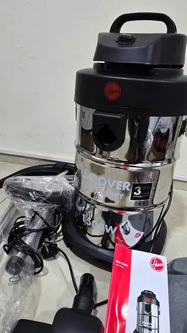 Hoover Stainless Steel Wet  Dry Vacuum Cleaner - Good Condition used only once