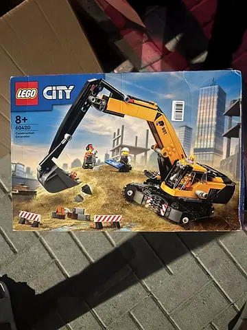 LEGO City 60420 Construction Excavator - Complete Set (Boxed)