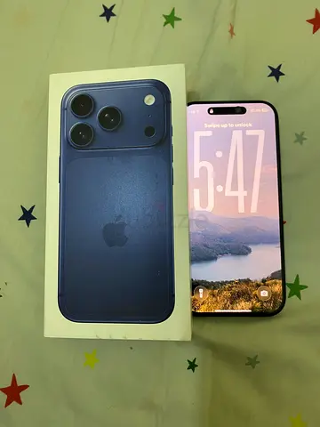 iPhone 17 Pro 128GB (Blue) with original box - Good condition With Warranty until October 2026