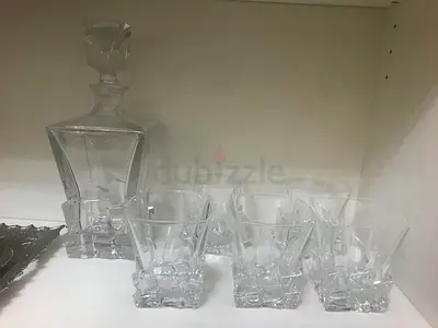 Premium Crystal Glass Set..Urgent leaving the country..Location: Al Mamzar Dubai area
