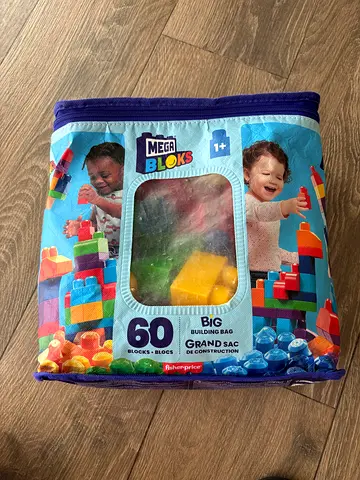 Mega Bloks First Builders 60-Piece Big Building Bag - Used