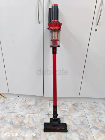 Cordless Stick Vacuum Cleaner - Lightweight Red Model (Good Condition)