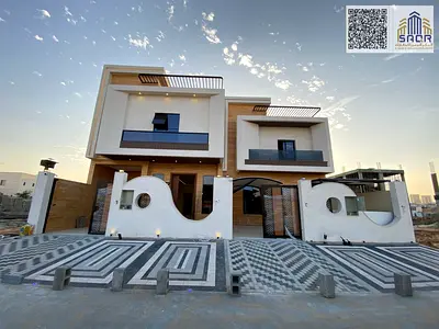 A luxurious villa with a modern design and extremely high-end finishing
