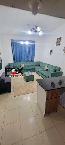 Furnished one-bedroom apartment for annual rent in Ajman, City Towers. Rent: AED 32,000
