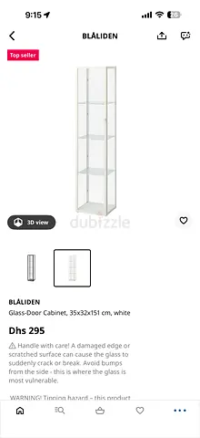 IKEA Glass cabinet