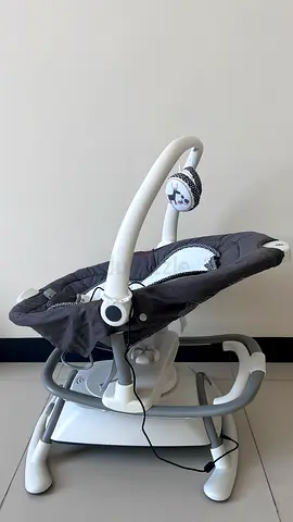 Baby swing with white noise and sounds