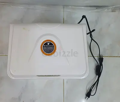 Small Aquarium Tank with LED Lid and Filter - White