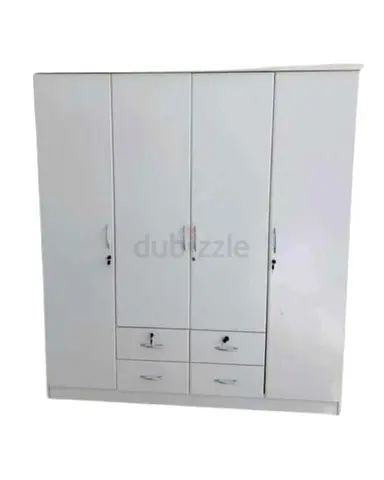 Modern White Wardrobe with Ample Storage