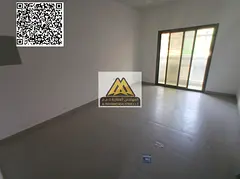 A 1-bedroom apartment with a living room for annual rent in Al Jurf 3 – Ajman, featuring central A