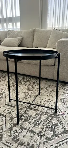 Black IKEA Tray Table