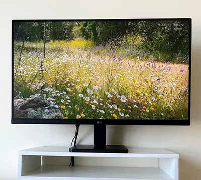 LG  27’ Full HD Monitor - Excellent Condition, Slim Bezels