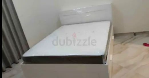 IKEA brimness queen size bed with 4 storage drawers underneath+ headboard and with IKEA mattress