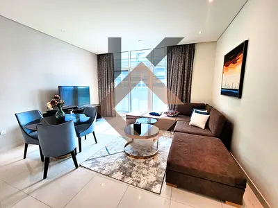 Furnished 1BR Apartment | Burj & Downtown View | DAMAC Maison Bay’s Edge